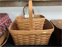 (2) Longaberger Baskets