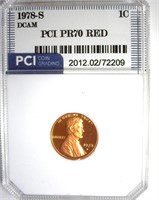 1978-S Cent PR70 DCAM RD LISTS $2850