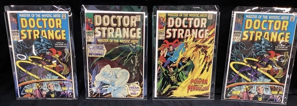 (4) MARVEL DOCTOR STRANGE COMICS #170, #174 & #175