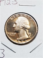 1972-S Clad Proof Washington Quarter