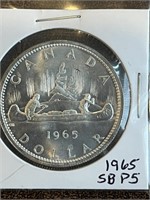 Canada 1965 Silver Dollar