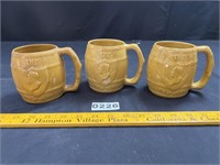 Vintage "The New Deal" Ceramic Mugs