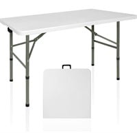 BQKOZFIN 4ft Plastic Folding Table, Indoor