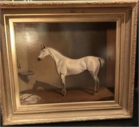 Painting Grey Horse 33''x28''