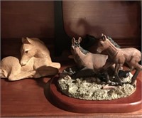 Horse and Colts Figurines