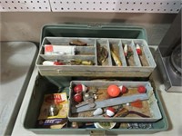 TACKLE BOX WITH FISHING ITEMS INCLUDED