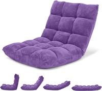 $62  Giantex Floor Chair  14 Position  Purple