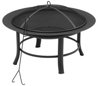 28" Fire Pit with PVC Cover and Spark Guard