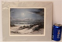 Moonlight on The Beach Signed LE Print