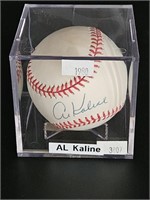 Autographed 1980 Al Kaline Baseball
