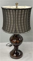 Tortoise Shell Style Glass Lamp
