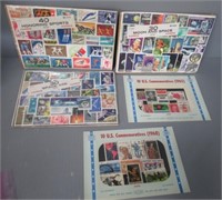 Vintage stamps includes 1968 comm., Moon and