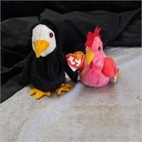 Ty Beanie Babies - Baldy and Strut