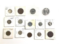 14 Mixed Coins