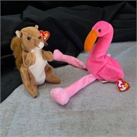 Ty Beanie Babies - Nuts and Pinky
