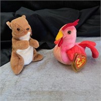 Ty Beanie Babies - Nuts and Strut