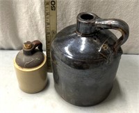 2 stoneware jugs
