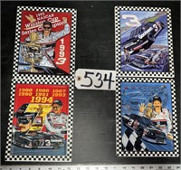 4 Sam Bass Dale Earnhardt Collector's Plates