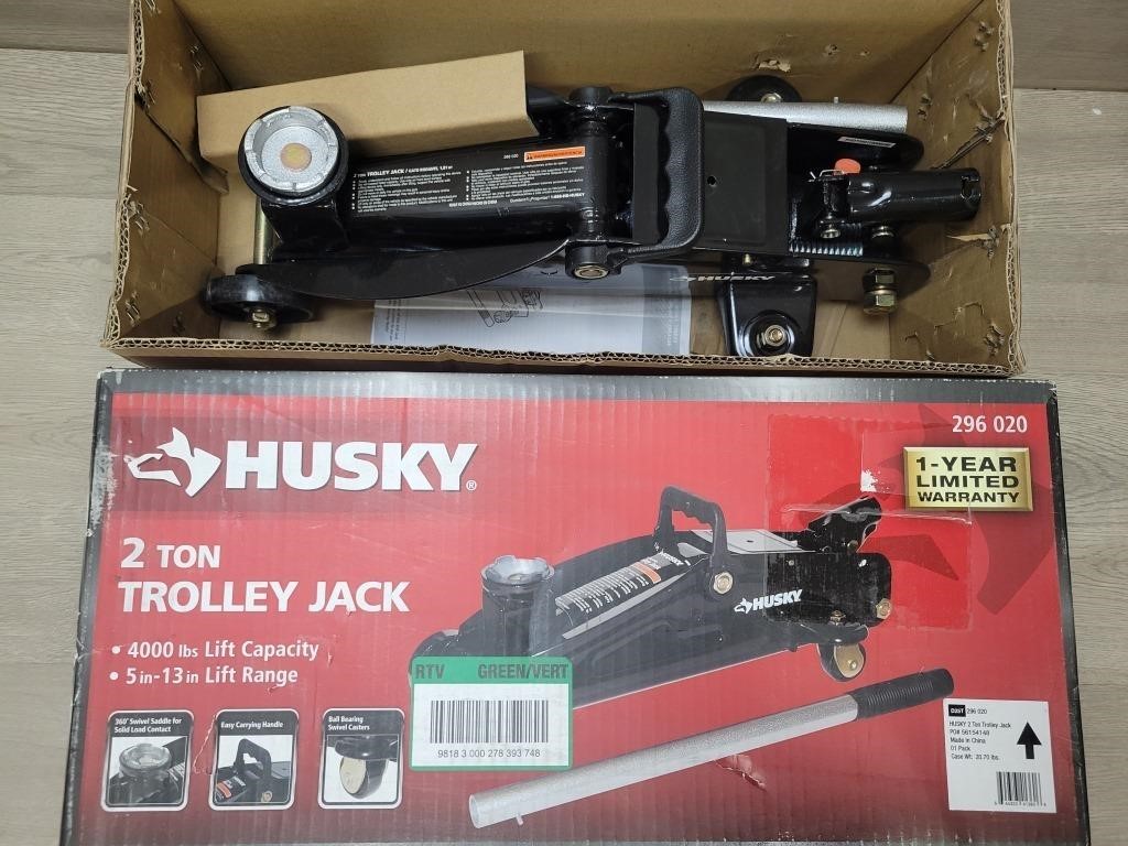 Husky 2 Ton Trolley Jack New Open Box