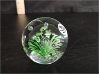 \"Frog\" Glass Paperweight