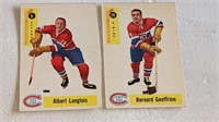 2 1958 59 Parkhurst Hockey #5 & 28