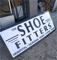 6 FT X 25" PLEXIGLAS SHOE SIGN