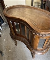 ANTIQUE TEA CABINET CATAWIKI WITH TRAY