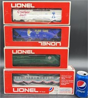 4 Lionel Model Scale Trains- Cracker Jack, IKE +