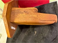 *WOODEN EAGLE CARVED FROM GENOA WI BARN BEAM