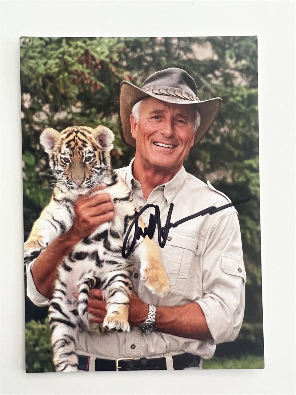 Jungle Jack Hanna signed zoo flyer