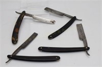 (4) Straight Razors 5 ½”, Blade 4”