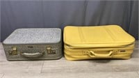 2 Vintage Suitcases - Dolly Madison & Escort