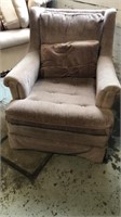 Tan upholstery chair