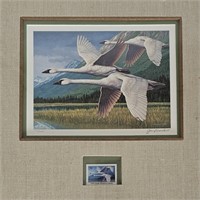 157D 1988 Alaska Waterfowl Stamp Print Beaudion