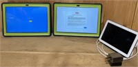 (2) Lenovo Android 9" tablets, and Google Nest Hub