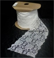 Roll of White lace