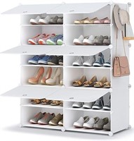 HOMIDEC Shoe Rack, 6 Tier Shoe Storage Cabinet 24