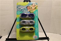 New Speedo 3 pack kids goggles