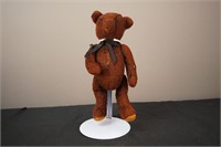 Dark Brown Antique Mohair Teddy Bear