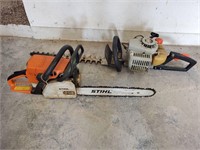 Stihl chainsaw, echo hedger untested