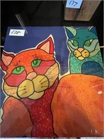 Funky Cat Style Cutting Board