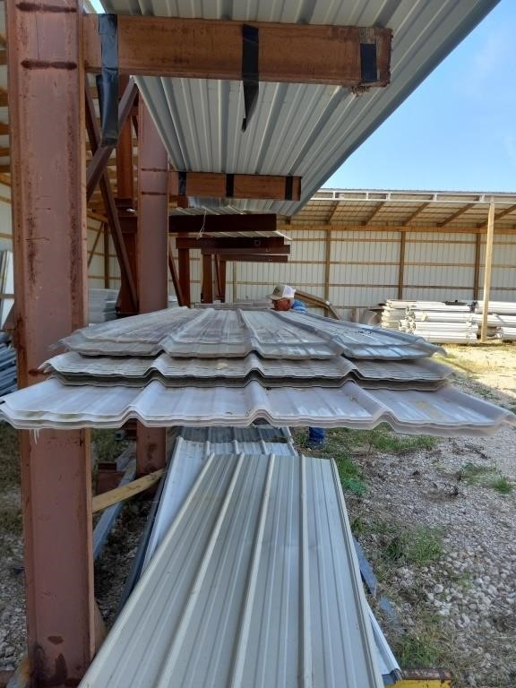 Pile of 8'-12' skylight panels