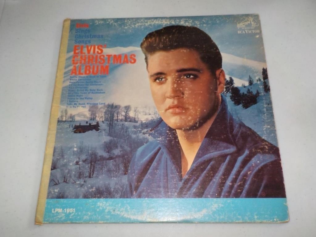 Elvis' Christmas Album Vinyl LP Record Album