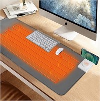 Warm Desktop Mouse Pad, 31" x 13" Extended Leath