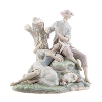 Lladro Romantic Couple porcelain group