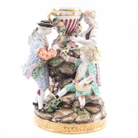 Meissen porcelain figural group