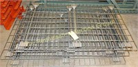 Five 30" Wire Pallet Rack Decks