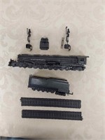 2 Piece Model train with 2 Pieces of track
