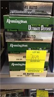 (7) Rem Ultimate Defense 45 Auto 230gr Hollows