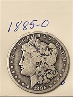 1885-O MORGAN SILVER DOLLAR 1